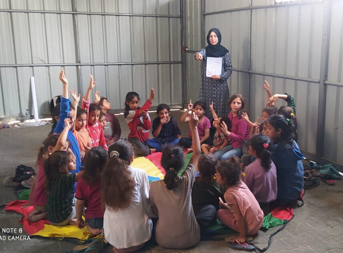 Mental health counseling for children in northern Gaza