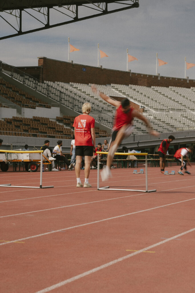 People for People's Rolling Aid Event at the Olympic Stadium in Amsterdam